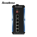 Industrial 5 Port 10/100BASE-T Unmanaged -40°C to 75°C DIN-Rail IP50 Ethernet Switch